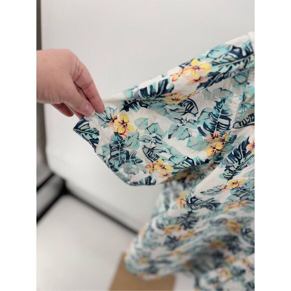 Paper Denim & Cloth Men’s Short Sleeve Floral Button Up Shirt Size 4XL - Picture 6 of 8